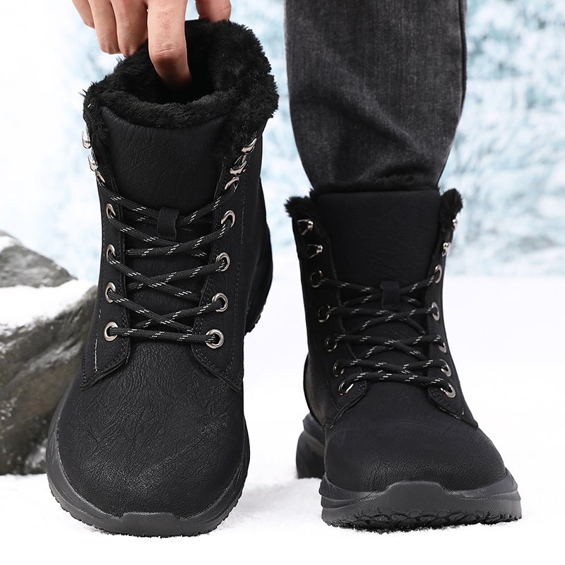 Men'S Shoes With Wide Toe Box - Männer Winter Schnee Stiefel für Wasserdichte
