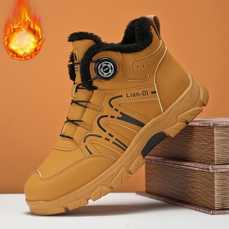 Men'S Shoes Low Top - Mode Plüsch männer High Top Stiefel