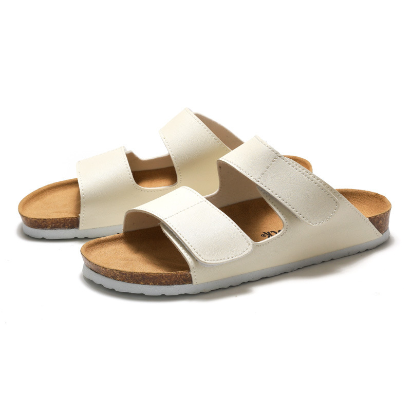 Men'S Shoes Water Resistant - Neue Sommer-Herren-Wildleder-Kork-Flip-Flops, Rutschfeste Strand-Sandalen für Erwachsene,