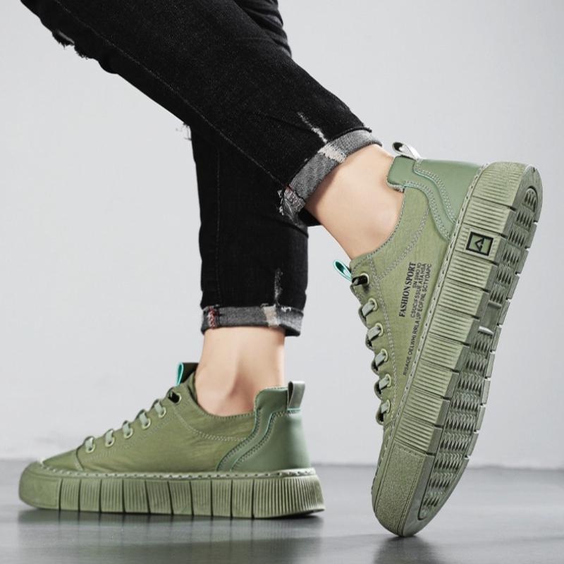 Men'S Shoes Low Top - Herren-Sneaker mit klobiger Sohle, niedrigem Schaft,
