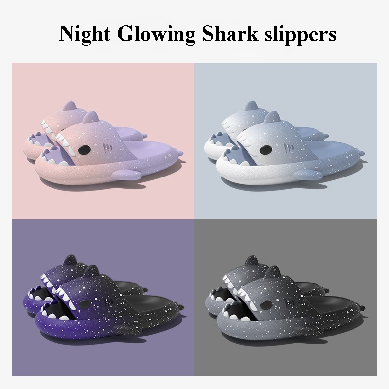 Men'S Shoes In Style - Nette Cartoon Shark Hausschuhe Für Frauen