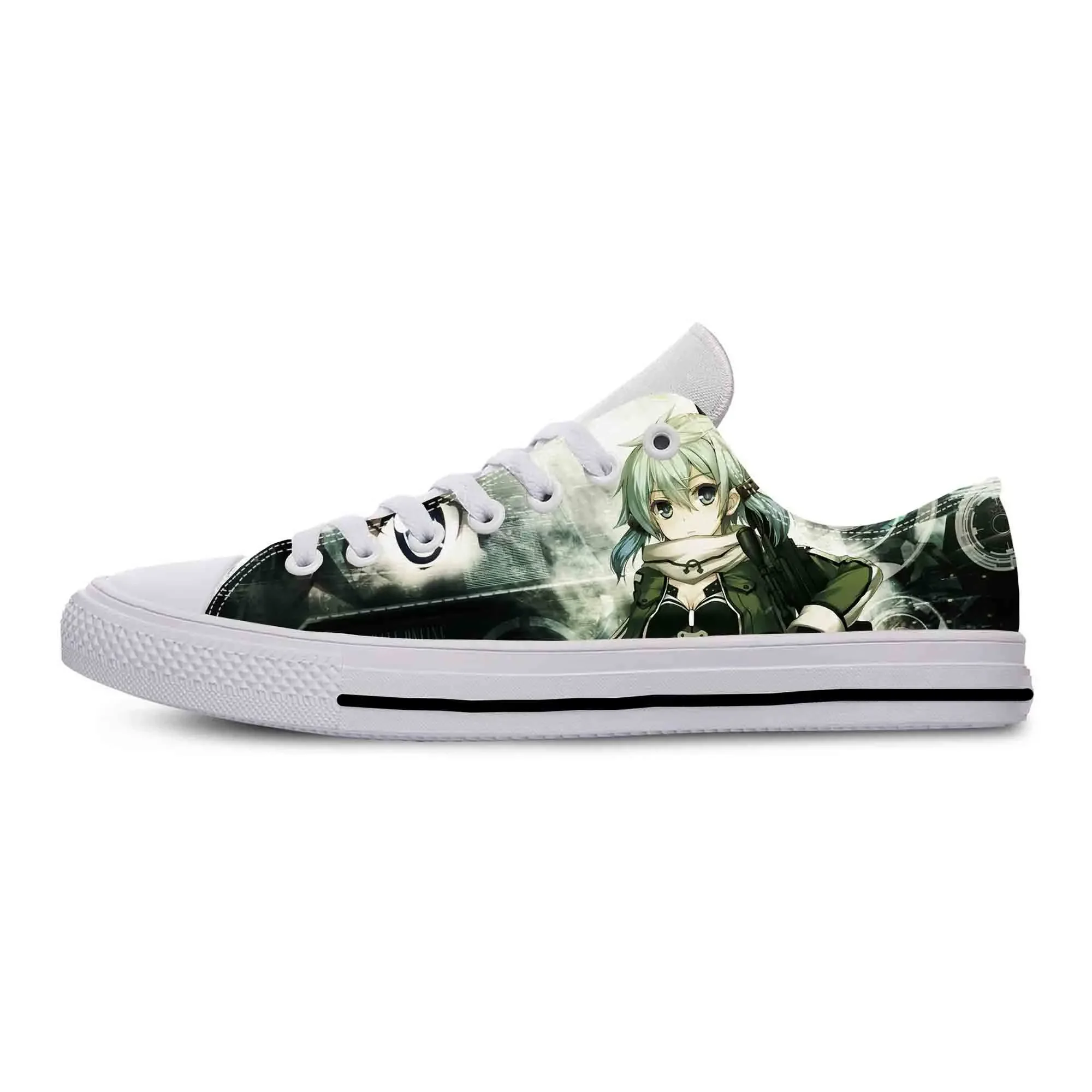 Men Shoes Online - Anime Cartoon Manga Sinon Asada Sword
