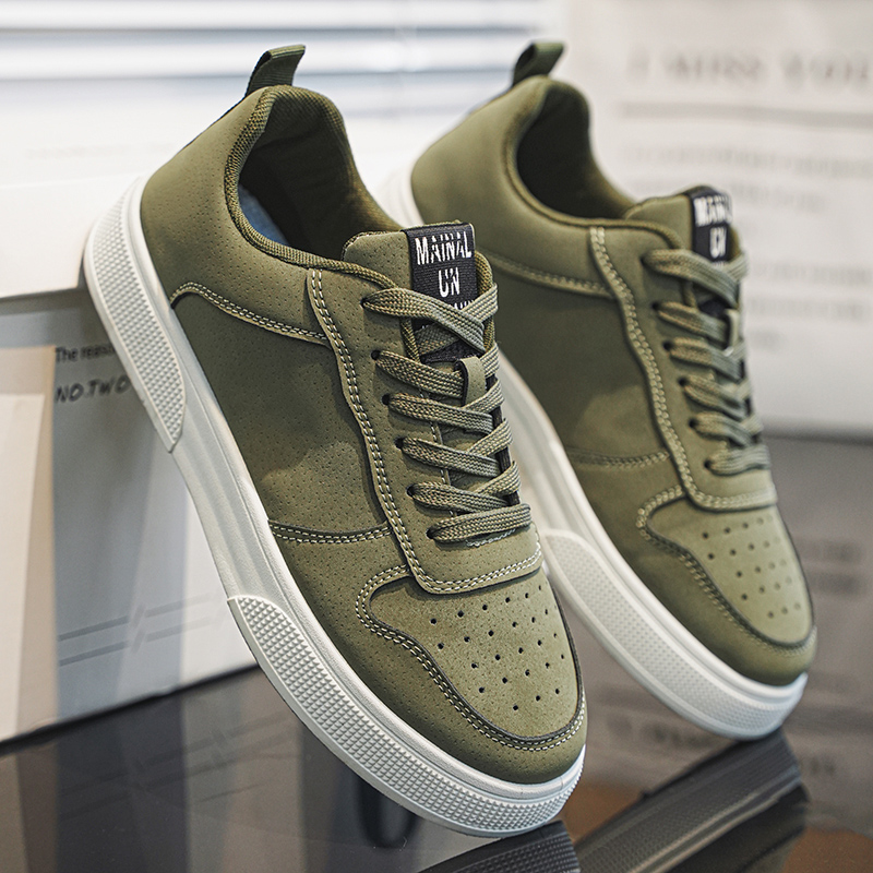 Men'S Shoes With Velcro - 1 Paar Sportliche Freizeitschuhe zum Skateboarden,