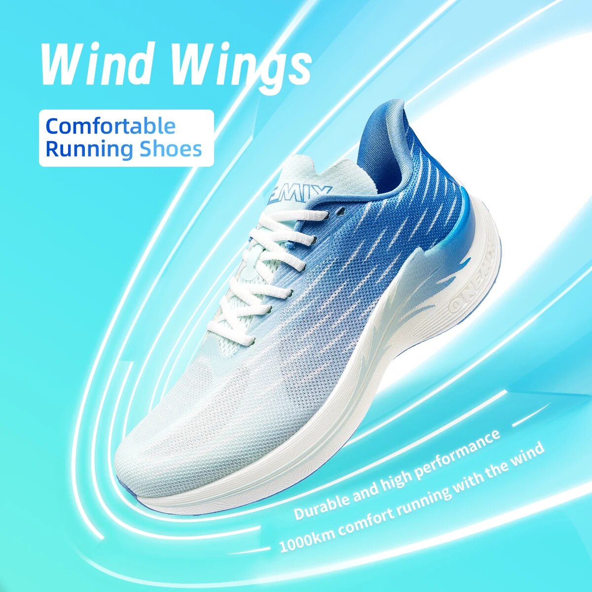 Men'S Shoes Half Cut - Onemix 2024 Neue Atmungsaktive Geschwindigkeit Laufschuhe