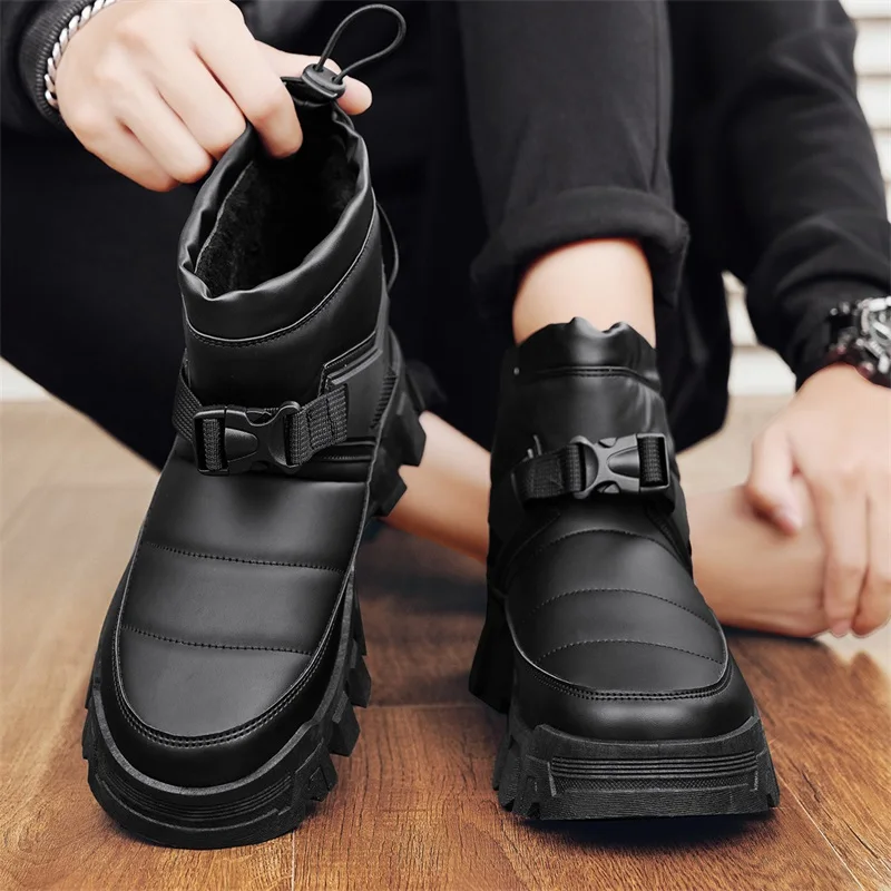 Men Shoes Online - Männer Winter Dicke Warme Schnee Stiefel