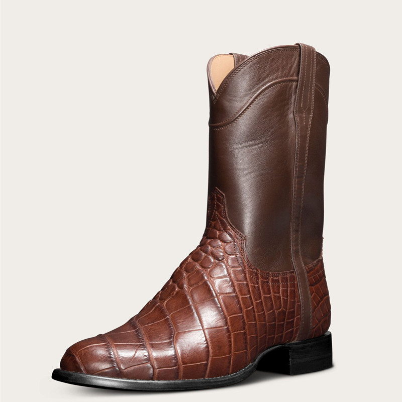 Men Shoes Classic - Herren Klassische Muster-Knöchelstiefel Retro-Design Herrenschuhe Breite