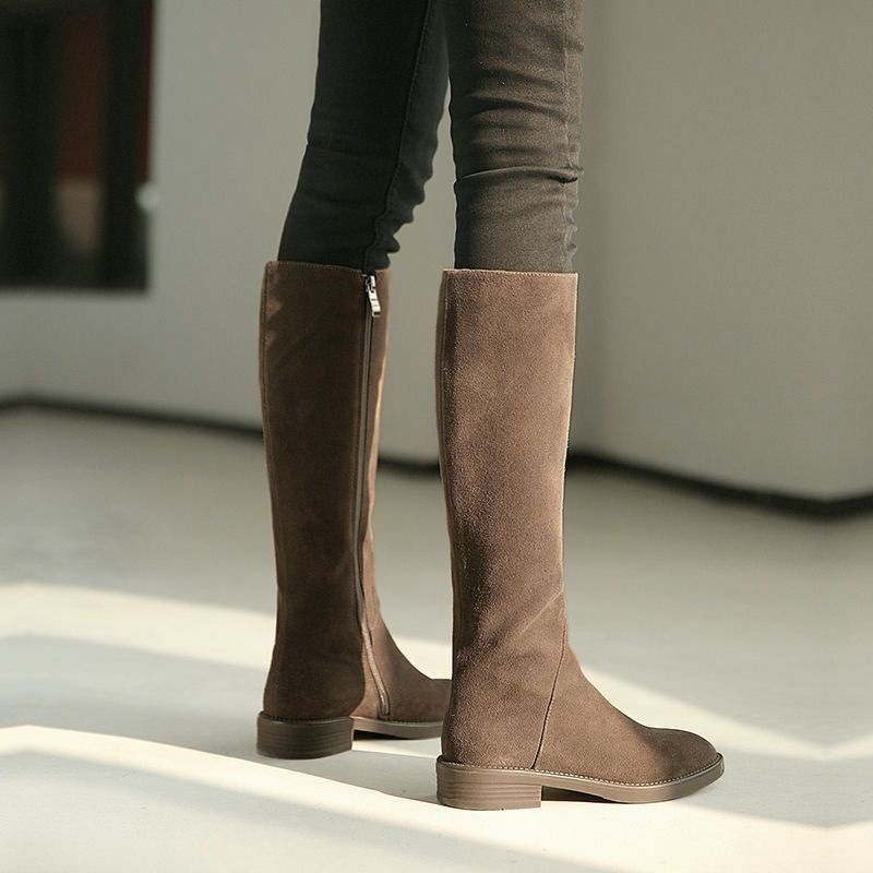 Men Shoes Elegant - Damen Winter Warme Stiefel Mädchen Einfarbige