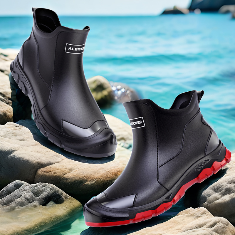 Kurze Regenstiefel für Herren, – Men'S Shoes Water Resistant Bewertung und Preis