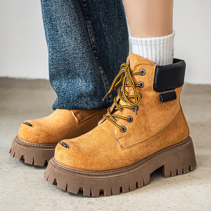 Klassische High-Top-Stiefel au – Men'S Shoes With Wide Toe Box Bewertung und Preis
