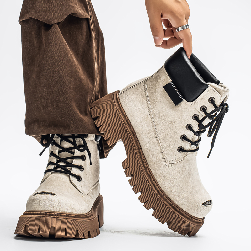 Klassische High-Top-Stiefel au – Men'S Shoes With Wide Toe Box Bewertung und Preis