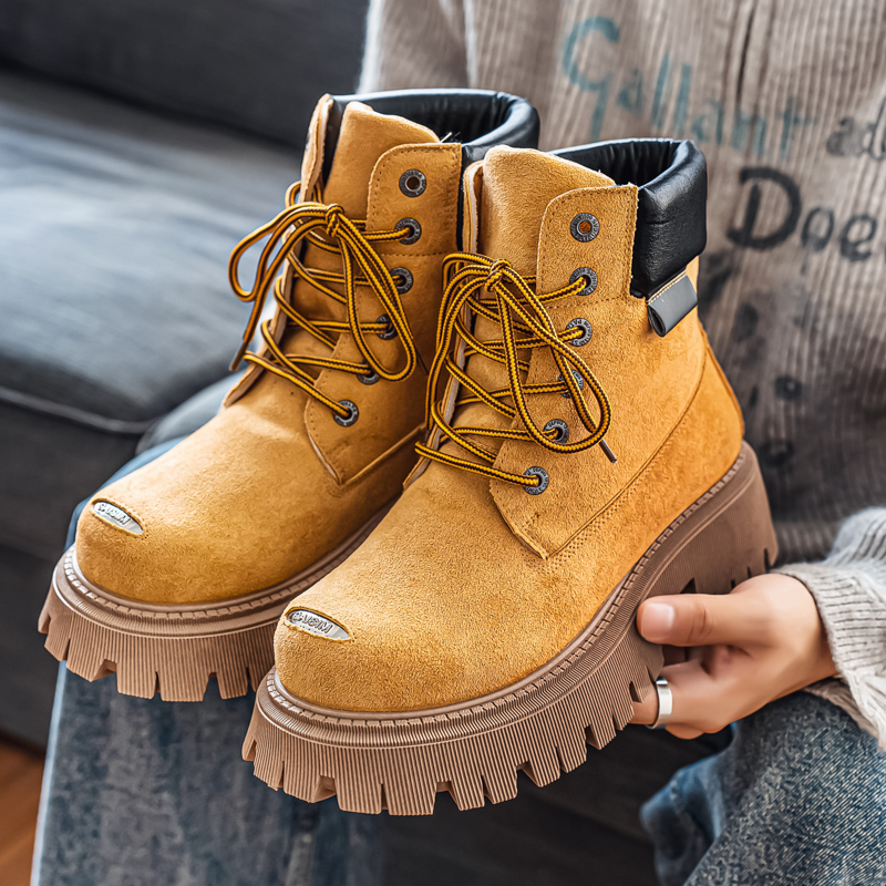 Klassische High-Top-Stiefel au – Men'S Shoes With Wide Toe Box Bewertung und Preis