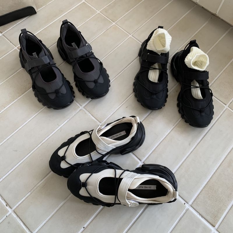 Sportliche klobige Plateau-Mar – Men'S Shoes With Velcro Bewertung und Preis