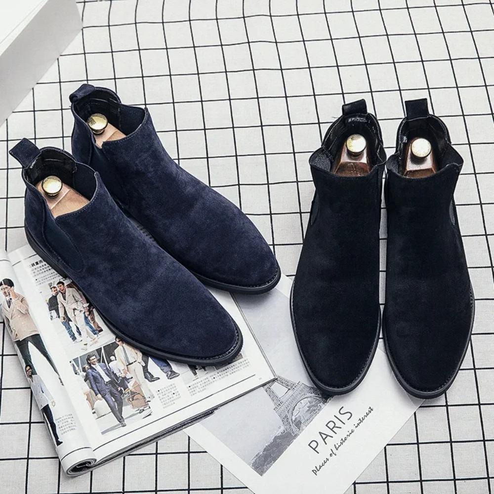 Chelsea Stiefel Männer Blau Fa – Men Shoes Classic Bewertung und Preis