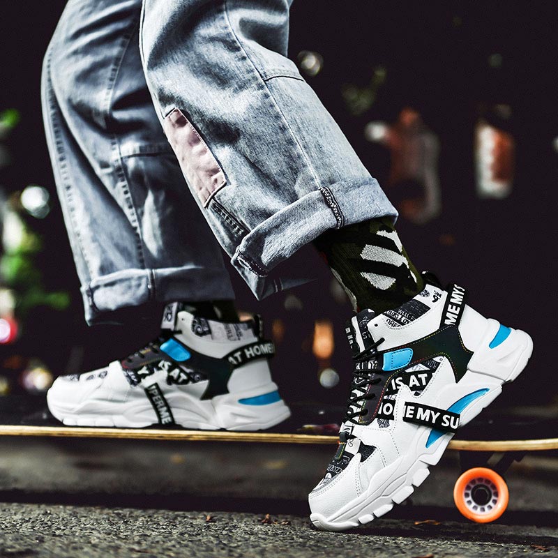 Große Größe High Top Chunky Ma – Men'S Shoes Half Cut Bewertung und Preis