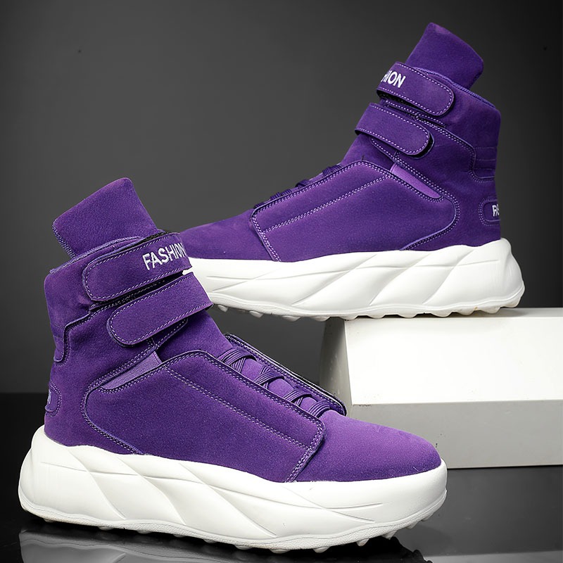 2026 Lila High-Top Sneakers fü – Men'S Shoes With Velcro Bewertung und Preis