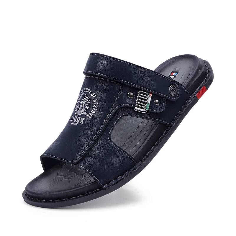 Herren-Sommer-Ledersandalen, k – Men Shoes Classic Bewertung und Preis