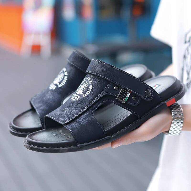 Herren-Sommer-Ledersandalen, k – Men Shoes Classic Bewertung und Preis