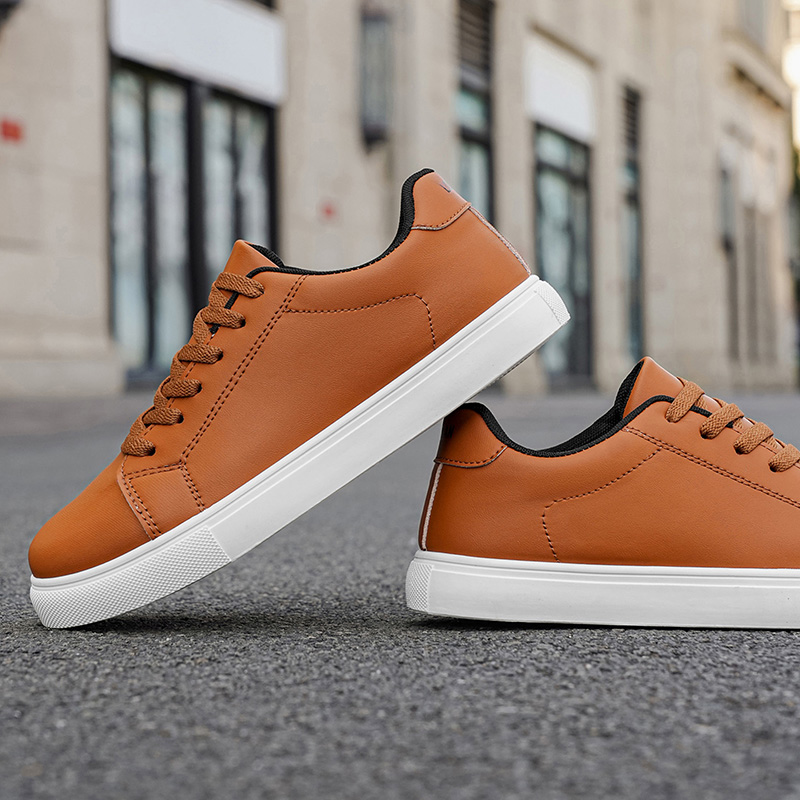 Herren Low-Top Leder Freizeits – Men'S Shoes With Velcro Bewertung und Preis