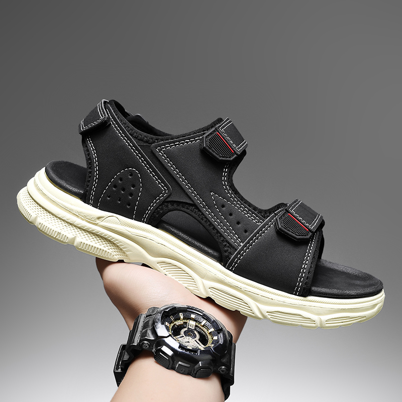 Herren-Outdoor-Sandalen mit Ve – Men'S Shoes With Velcro Bewertung und Preis