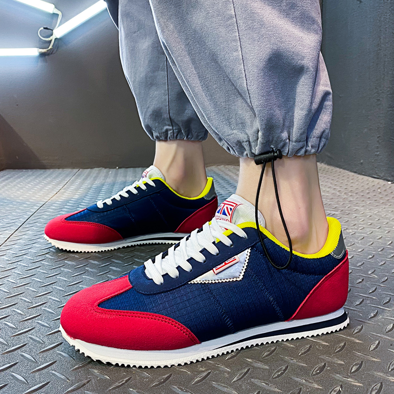 Blau Rot Leichte Turnschuhe Mä – Men'S Shoes Half Cut Bewertung und Preis