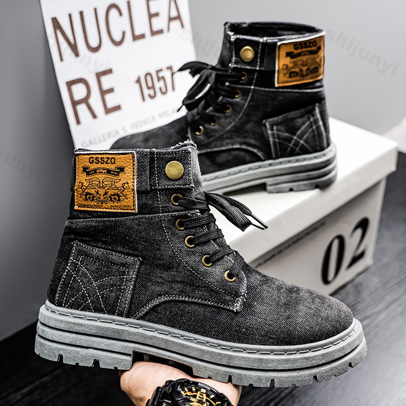 Männer Retro Leinwand Stiefel  – Men'S Shoes Low Top Bewertung und Preis