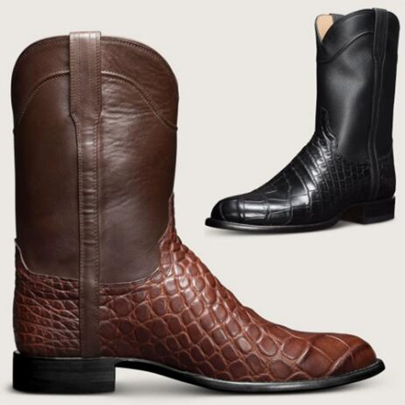 Herren Klassische Muster-Knöch – Men Shoes Classic Bewertung und Preis