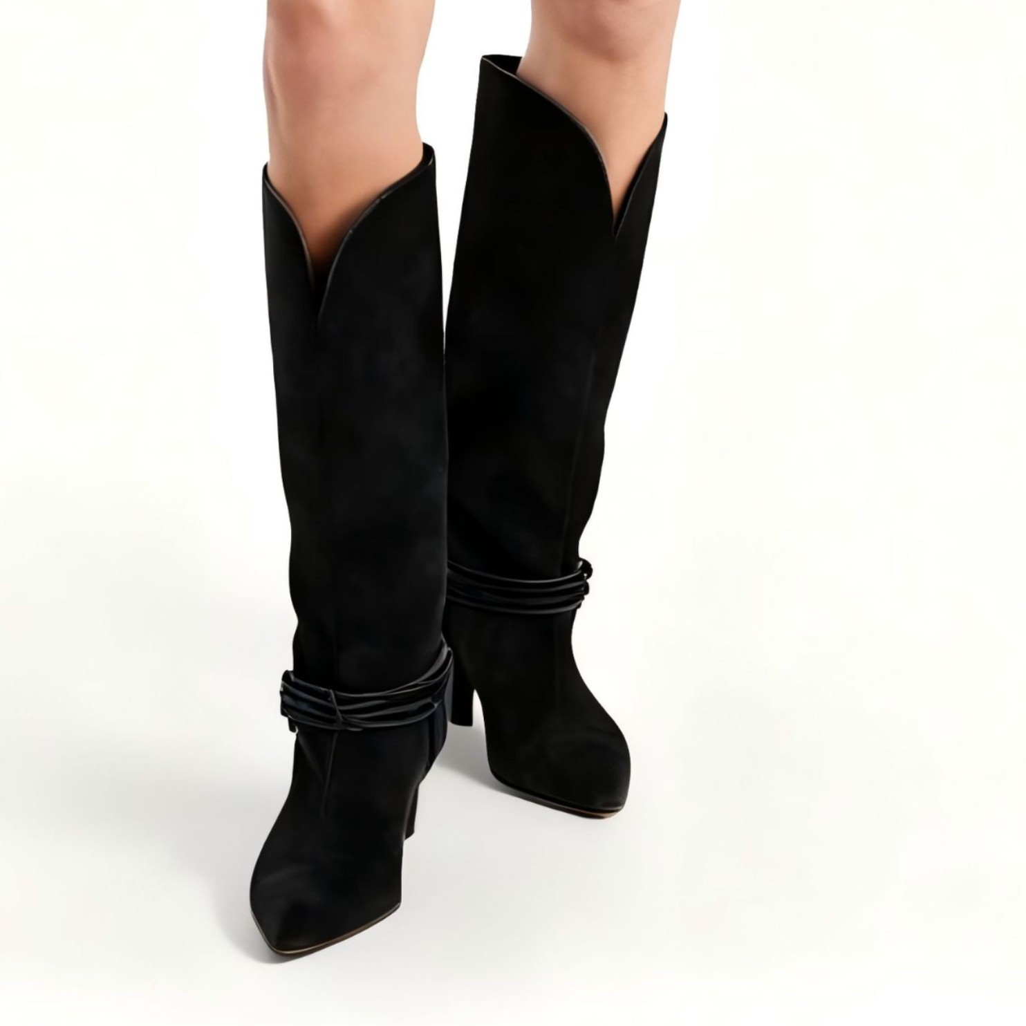 Kniehohe Wildleder-Stiefel für – Men Shoes Elegant Bewertung und Preis