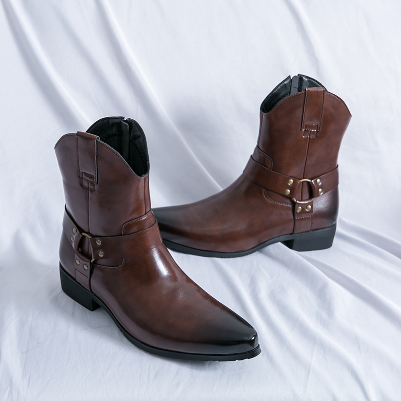 Hohe Qualität Leder Stiefel Mä – Men Shoes Classic Bewertung und Preis